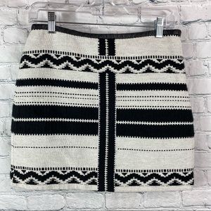 Madewell Gamine Geo Jacquard Mini Skirt